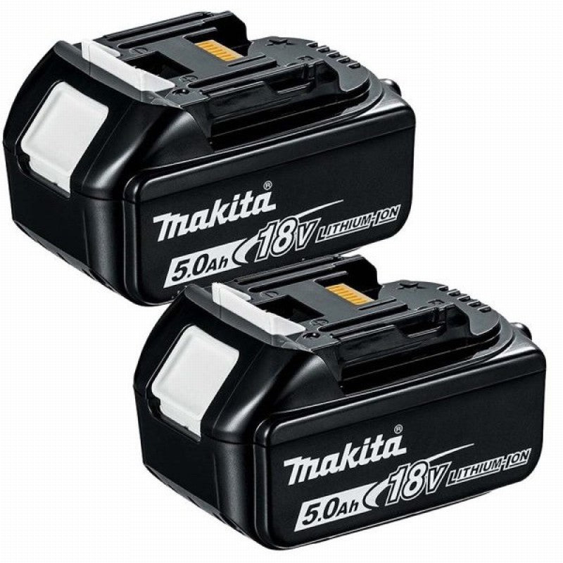 Makita DTM51Z 18V Multi-Tool Kit (Blue) with Two 18V 5.0Ah BL1850B Li-Ion Batteries Included