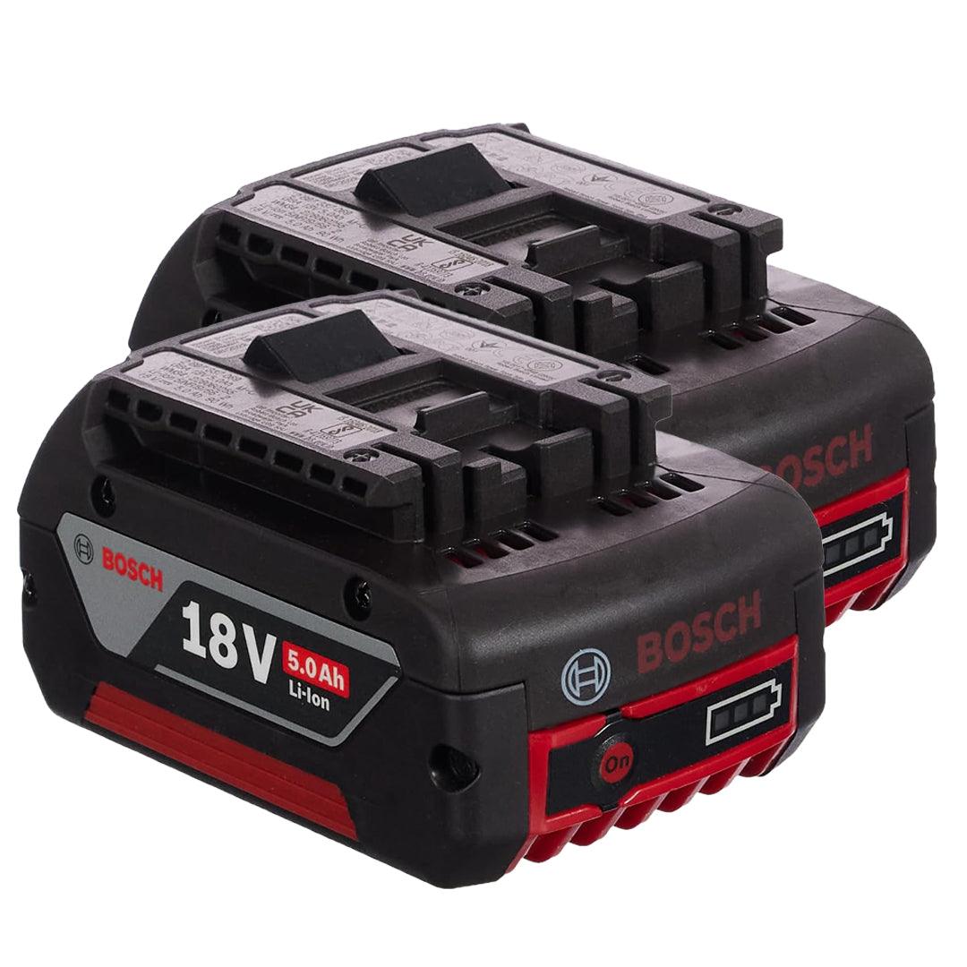 Bosch Professional 18V 5.0Ah Lithium-Ion Battery Pack (2 Batteries)